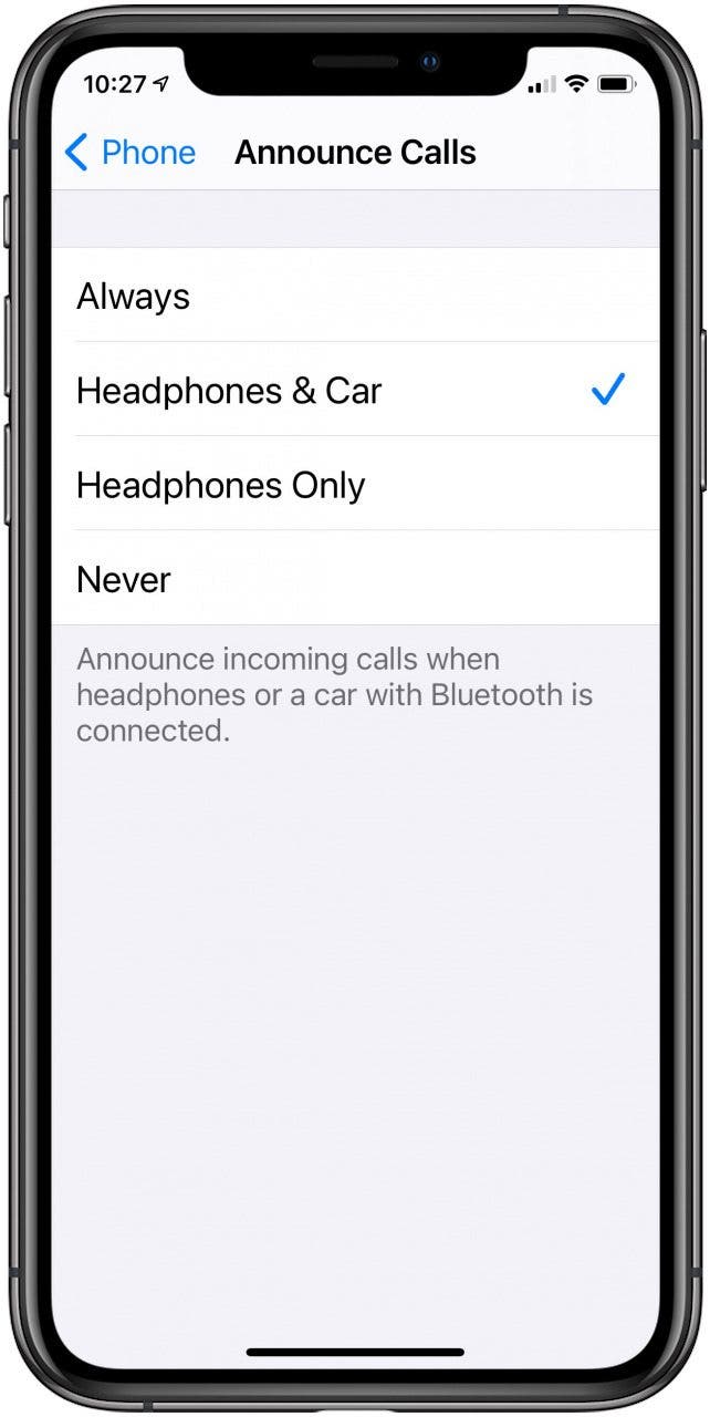 Siri kündigt Anrufe im Auto und über Kopfhörer an