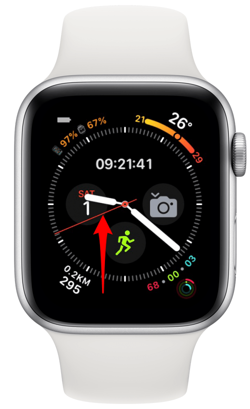 Öffnen Sie das Kontrollzentrum auf Ihrer Apple Watch 