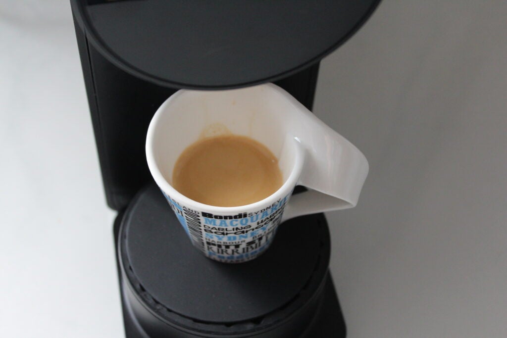 Kaffee aus der Morning Machine Kaffeemaschine