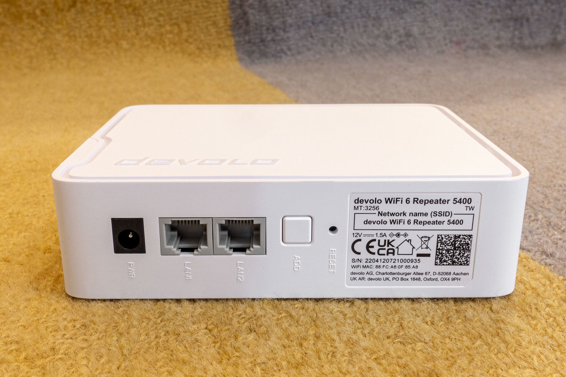 Devolo WiFi 6 Repeater 5400 Ethernet-Anschlüsse