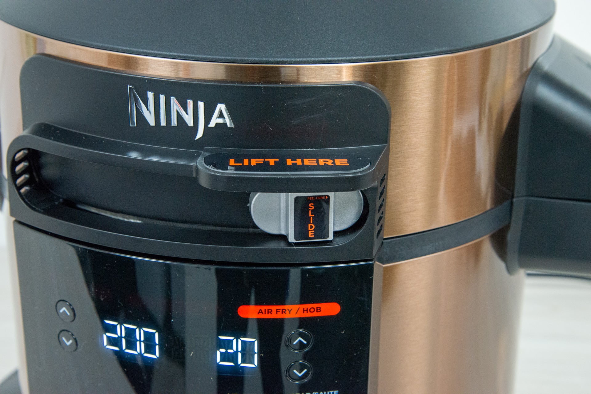 Ninja Foodi MAX 14-in-1 SmartLid Multikocher 7,5 l OL650UKDBCP Schieber