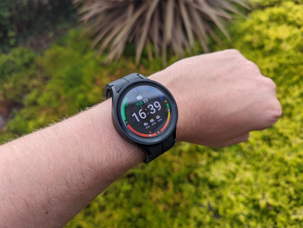 Galaxy Watch 5 Pro-Bildschirm