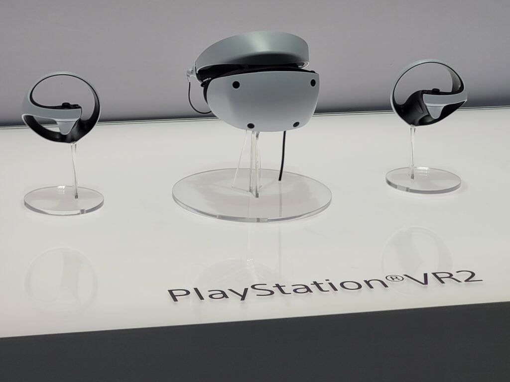 PlayStation VR 2 abgesehen von seinen Controllern