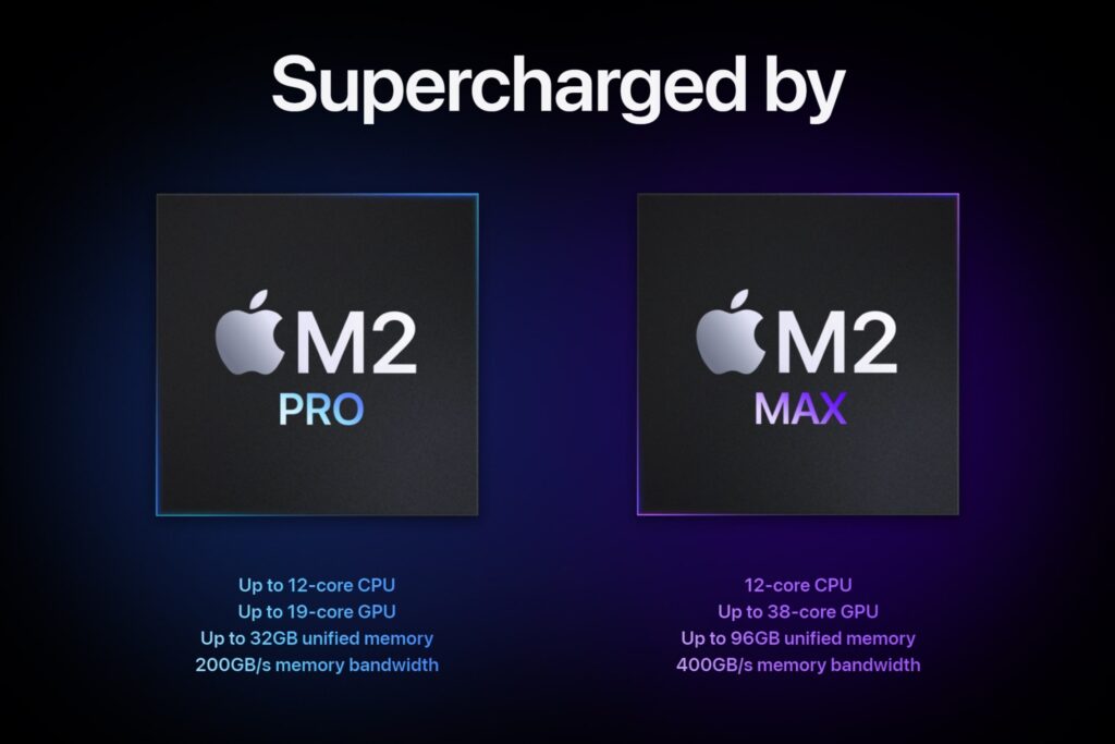 Die Unterschiede zwischen M2 Max und M2 Pro