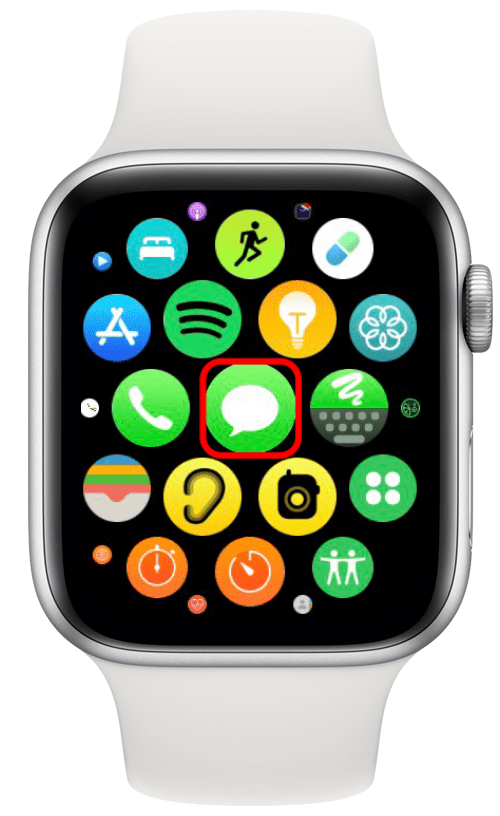 Öffnen Sie auf Ihrer Apple Watch die Nachrichten-App.