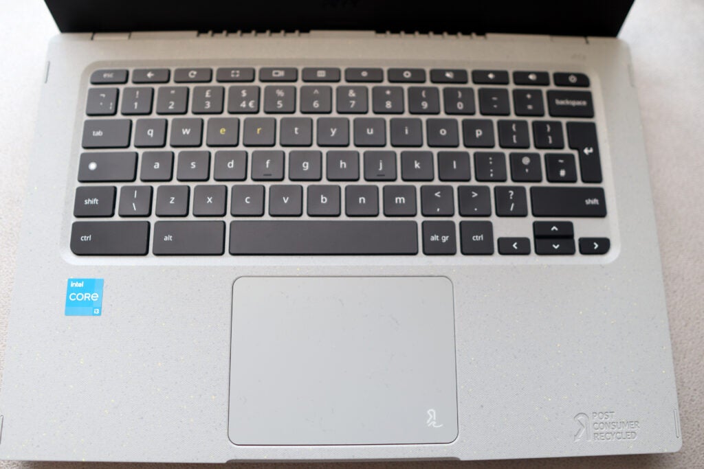Die Tastatur des Acer Chromebook Vero 514