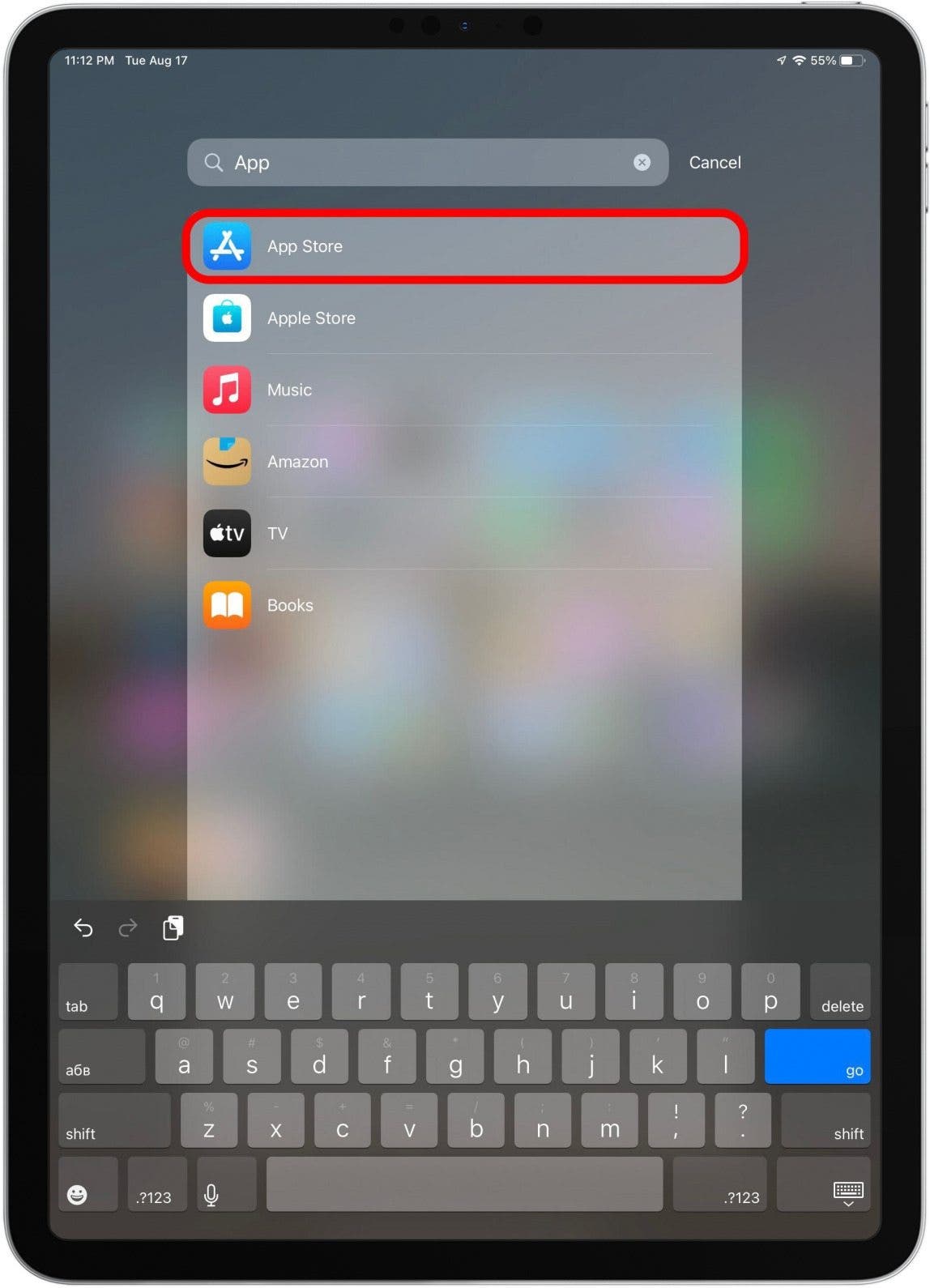 Was ist die App-Bibliothek auf dem iPad?