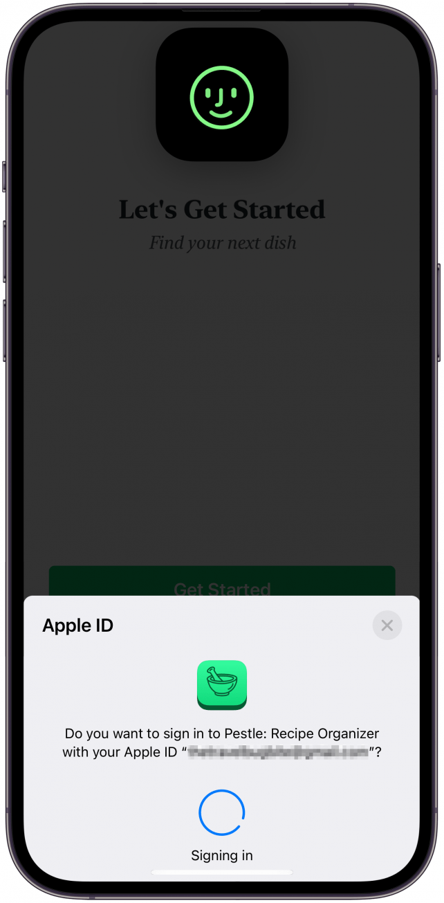 Bestätigungssymbol für Apple Pay von Dynamic Island