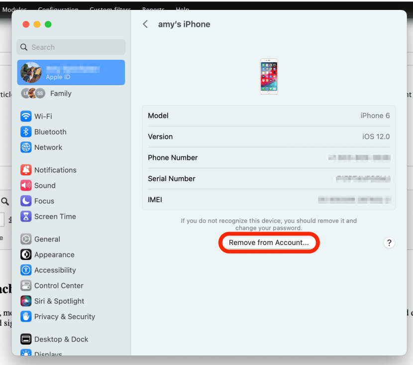 Vom Konto entfernen Wie trenne ich mein iPhone von meinem Mac?