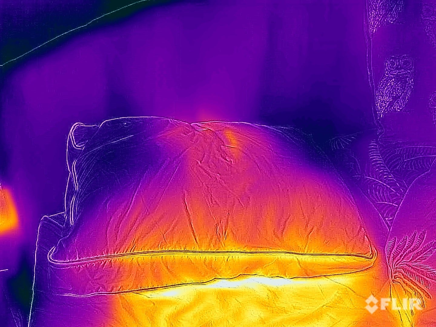 Emma Premium Microfibre Pillow Wärme nach zwei Minuten