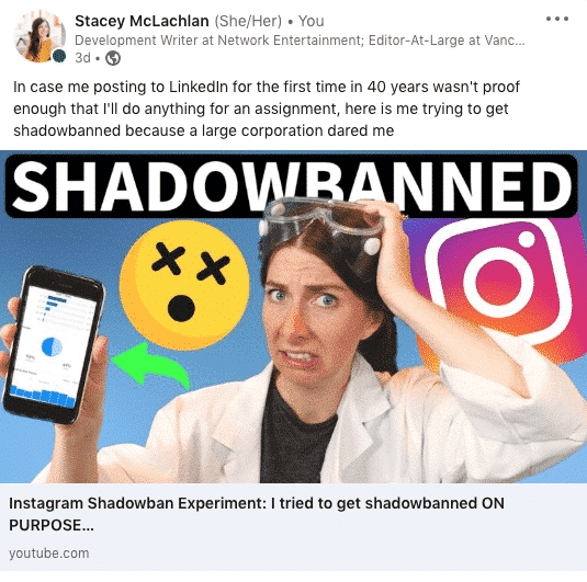 YouTube-Video Instagram-Shadow-Ban-Experiment