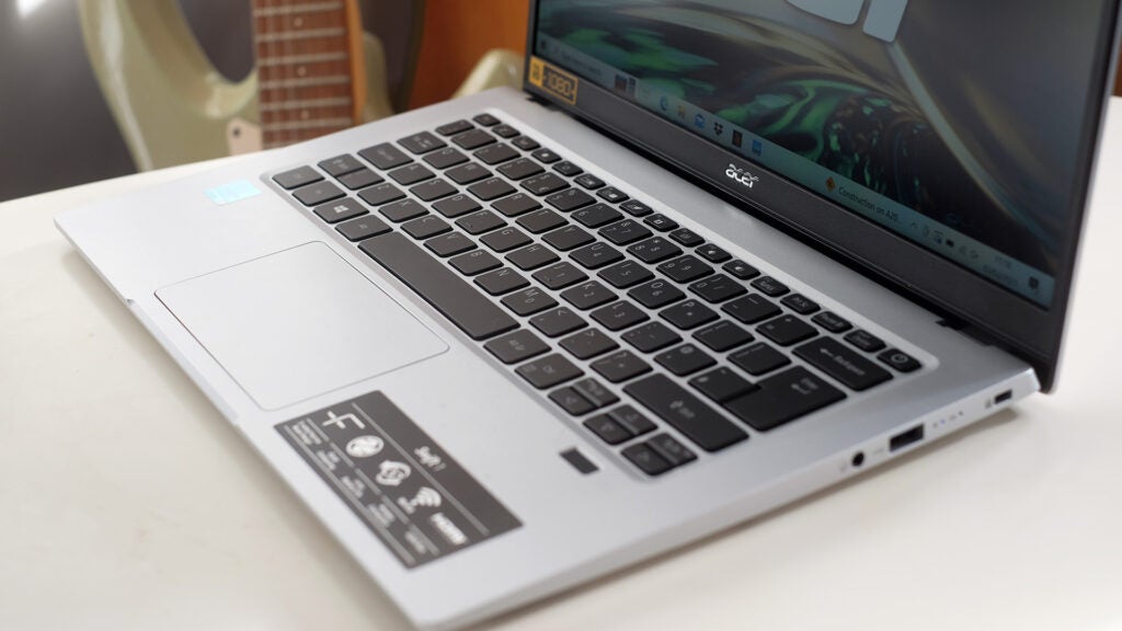 Die Tastatur des Acer Swift 1