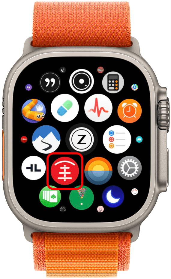 Öffnen Sie nun die Watch-App für Tesla auf Ihrer Apple Watch.