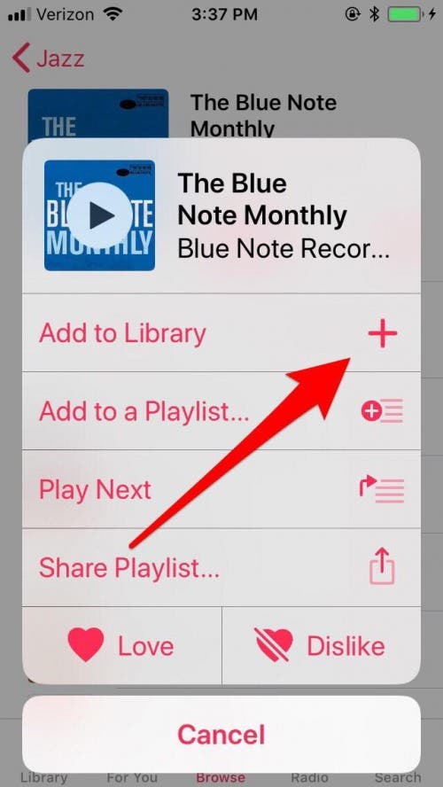Apple Musik-App-Bibliothek