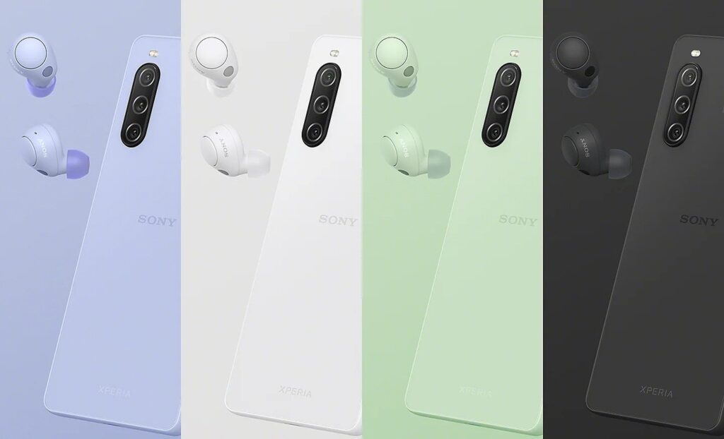 Farbvarianten des Sony Xperia 10 V
