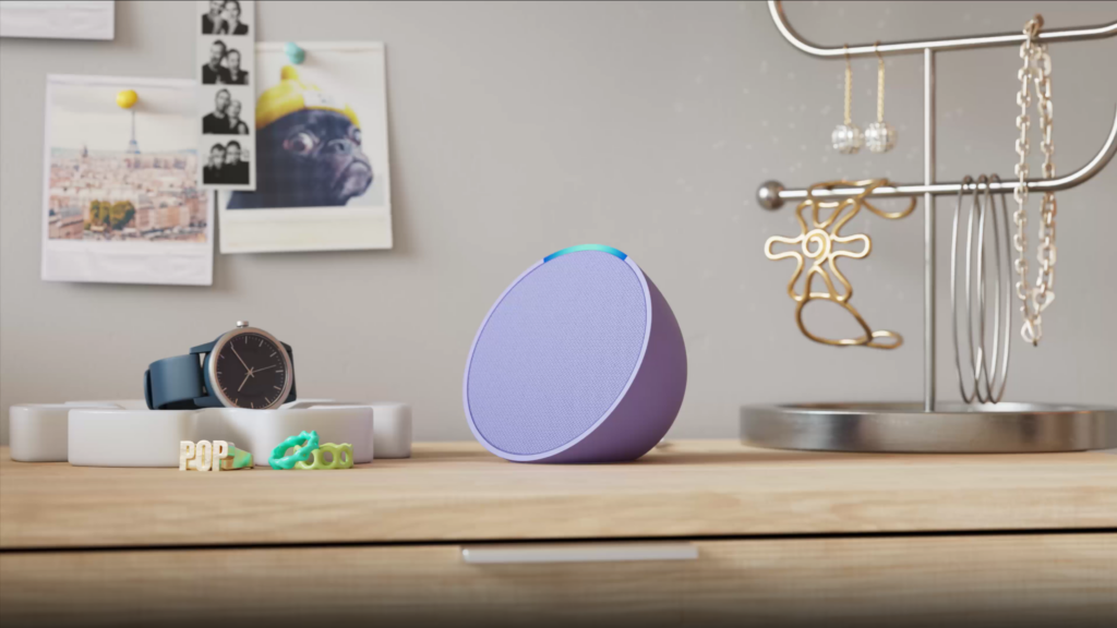 Amazon Echo Pop in Lavendel
