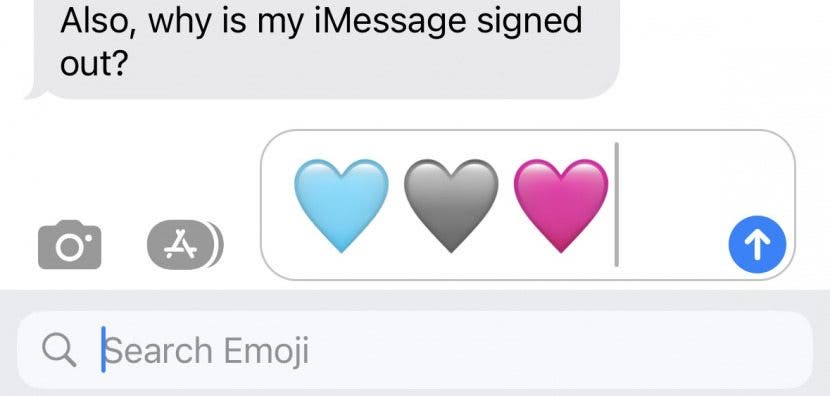 blaue, graue und rosa Herz-Emojis