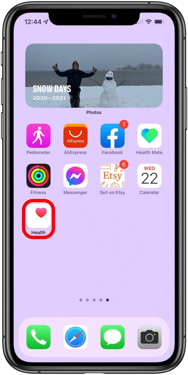 Öffnen Sie die Health-App – Apple Watch Sleep