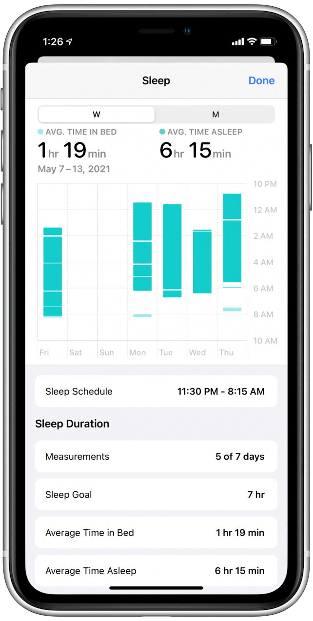 Apple Watch Schlaf-Tracking