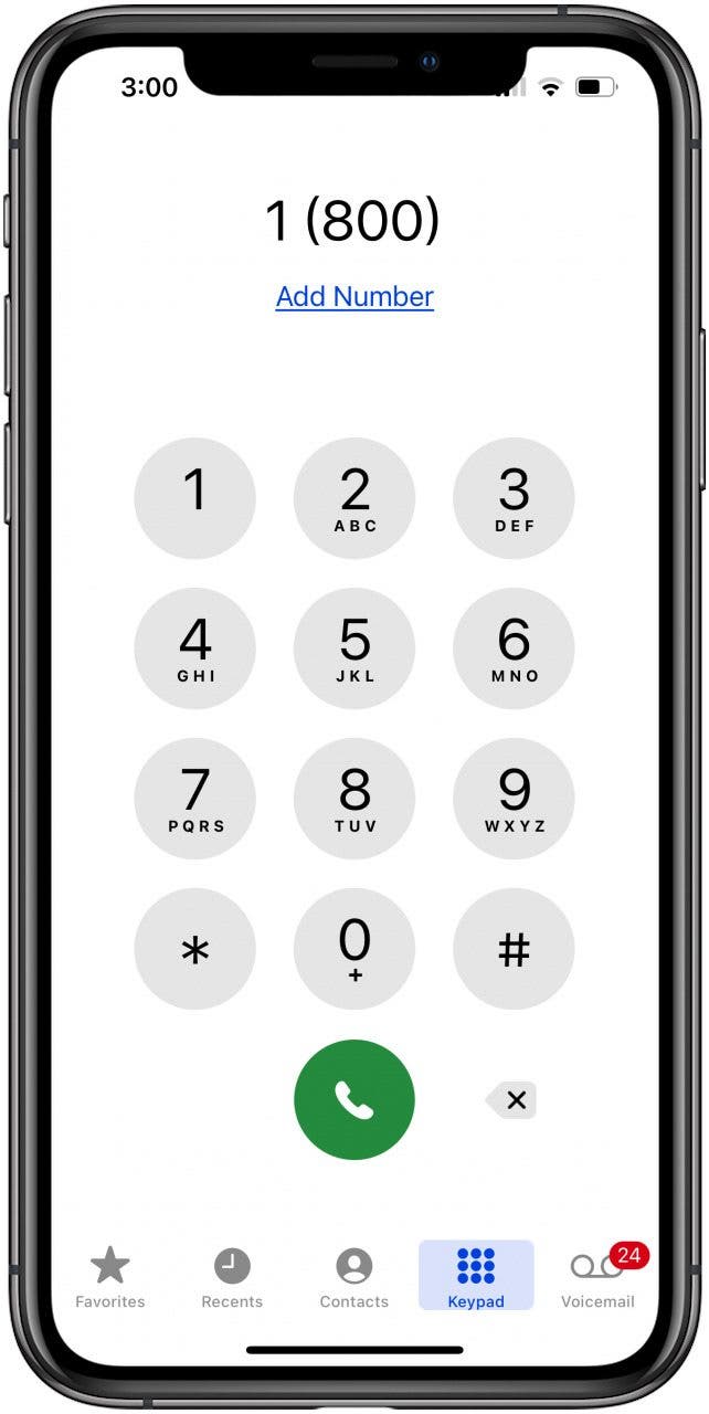 So wählen Sie Nummern über die Wähltastatur eines Telefons