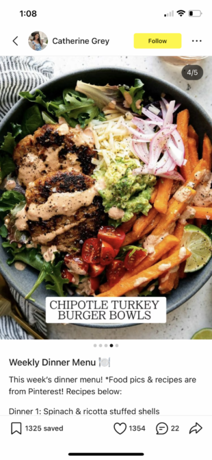 Chipotle Turkey Burger Bowls