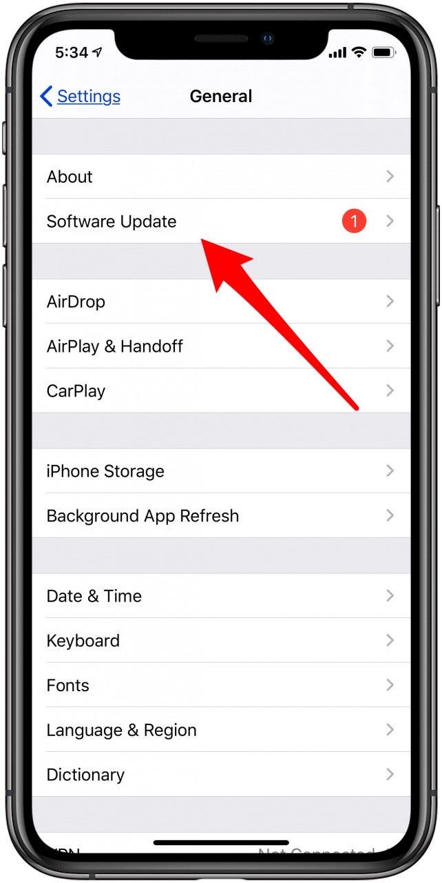 iPhone-Software-Update-Einstellungen