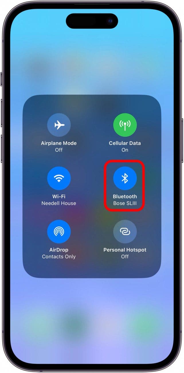 Bluetooth-Ein-Aus-Schalter