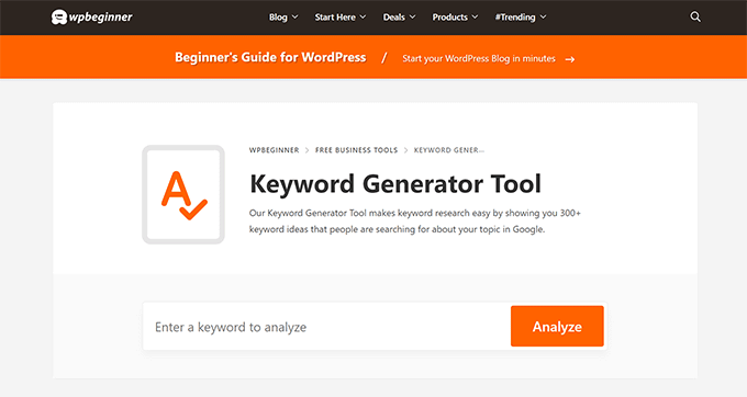 Keyword-Generator-Tool