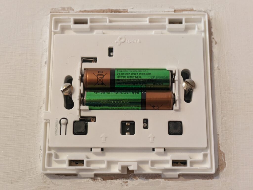 TP-Link Tapo S220 Smart Light Switch wiederaufladbare Batterien