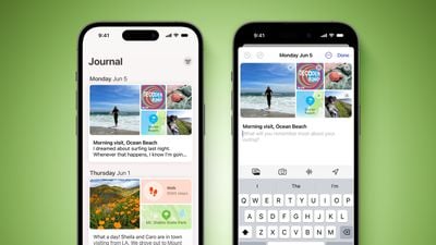 Journal-App iOS 17 Feature Green