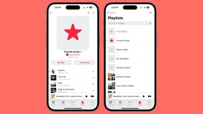 Lieblings-Playlists von Apple Music