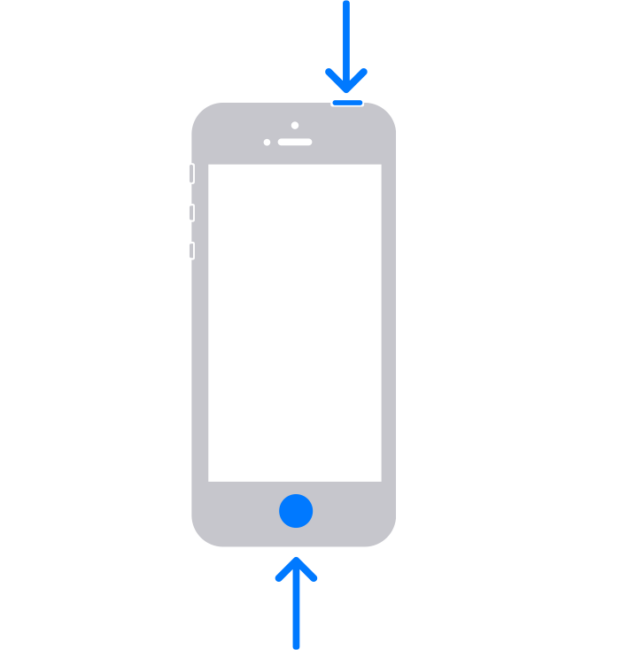 iPhone Touch ID und obere Taste