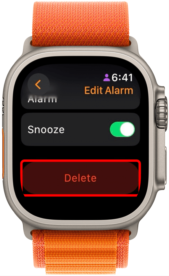 Alarm nur auf der Apple Watch