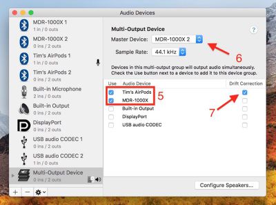 So teilen Sie Mac-Audio zwischen zwei Bluetooth-Kopfhörerpaaren04