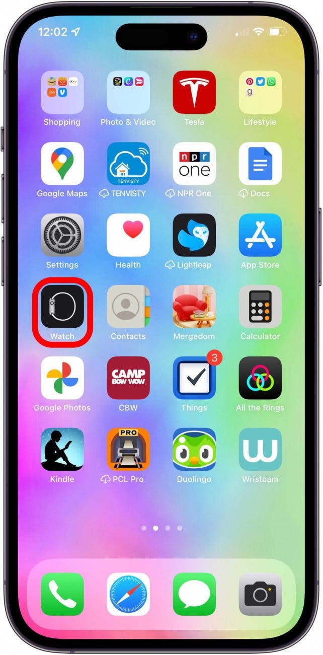 Öffnen Sie die Watch-App auf Ihrem iPhone – iOS-Watch-Update