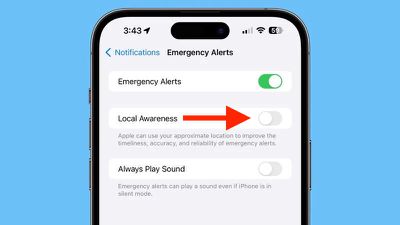 iOS 17 2 Notfallpfeil für lokales Bewusstsein