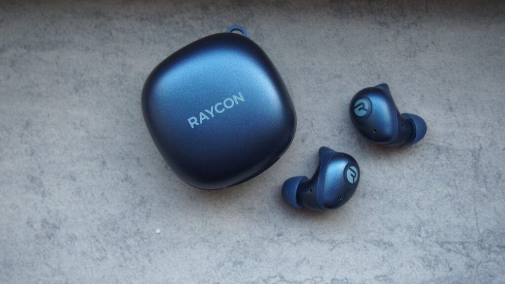 Raycon Fitness Earbuds-Kopfhörer und -Etui