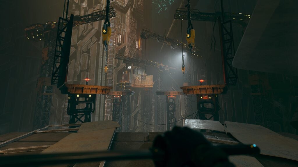 Ghostrunner-Screenshot mit PlayStation Plus Premium