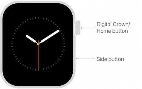 Foto der Apple Watch-Tasten vom Apple Support