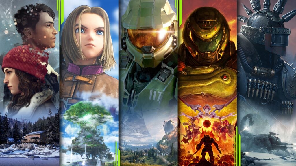 Collage verschiedener Xbox Game Pass Ultimate-Spiele.