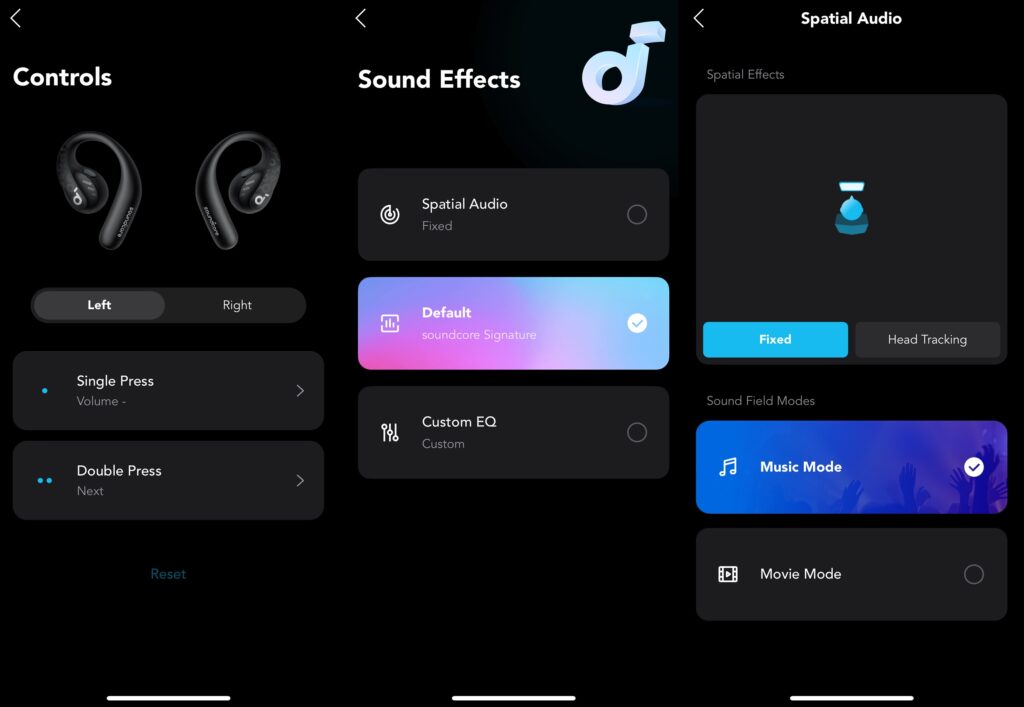 Soundcore AeroFit Pro-Begleit-App