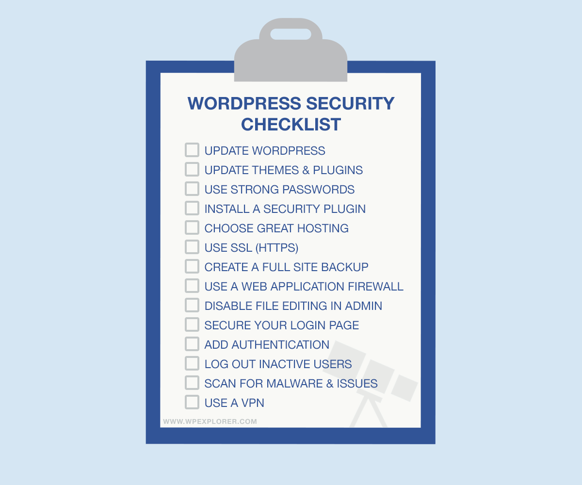Einfache WordPress-Sicherheitscheckliste