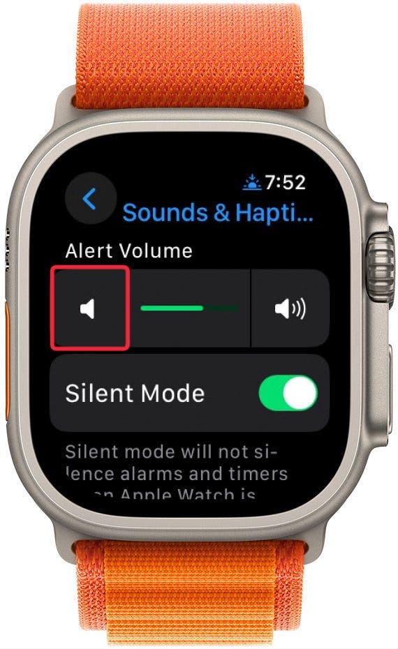 So stellen Sie die Lautstärke auf der Apple Watch herunter
