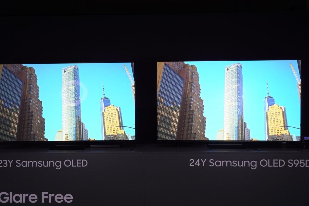 Samsung Glare Free OLED-Demogebäude