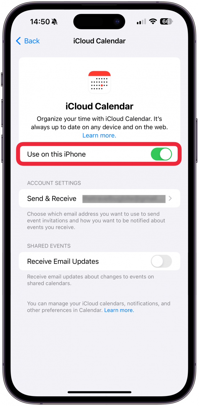 Wenn Sie Ereignisse von mehreren Geräten zu Ihrem Kalender hinzufügen, stellen Sie sicher, dass die Kalender-App Ihres iPhones korrekt mit den anderen Geräten synchronisiert wird.