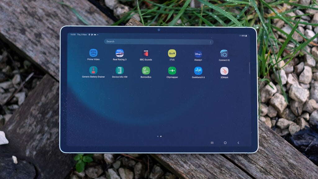 Samsung Galaxy Tab S9 FE-App-Bildschirm