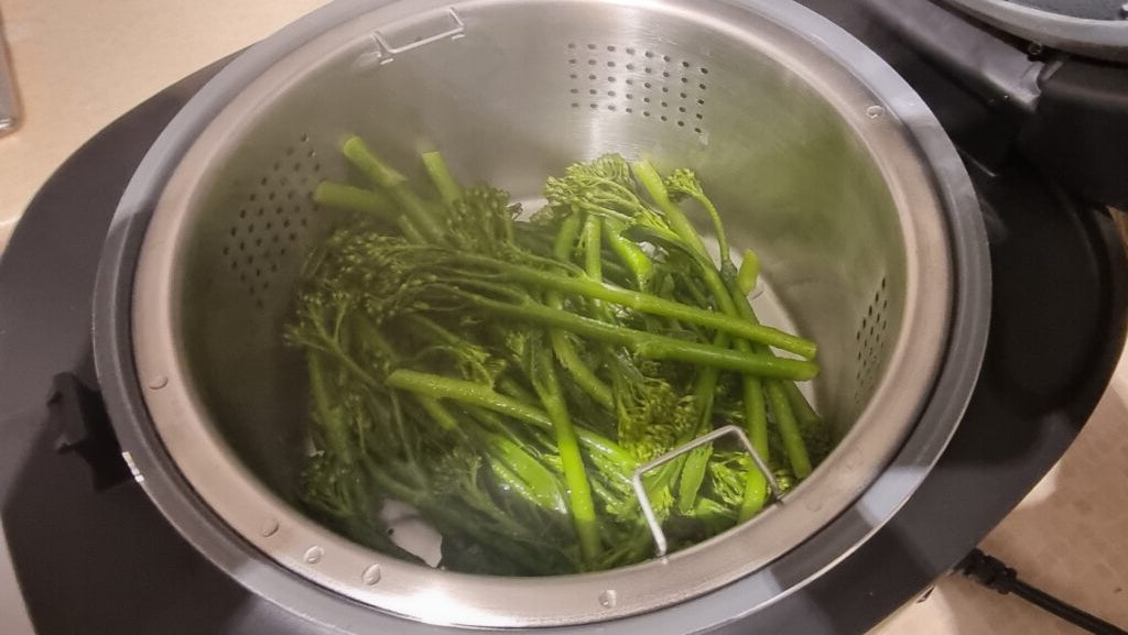 Brokkoli – Lebensmittelprobe aus dem Cosori-Reiskocher