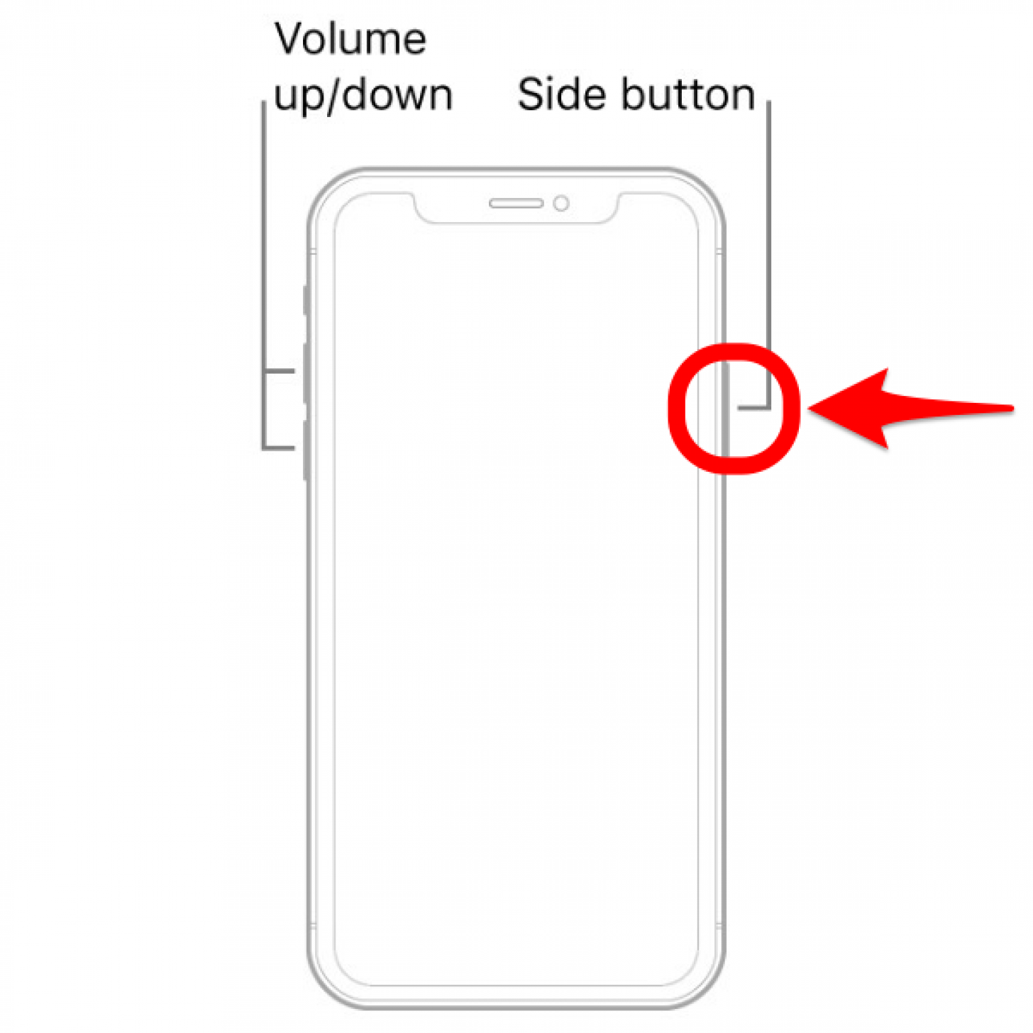 Halten Sie die Seitentaste gedrückt – So starten Sie das iPhone XS Max neu