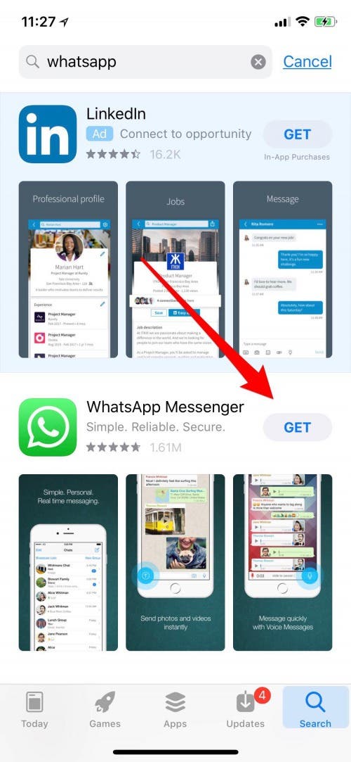 kostenlose SMS-App