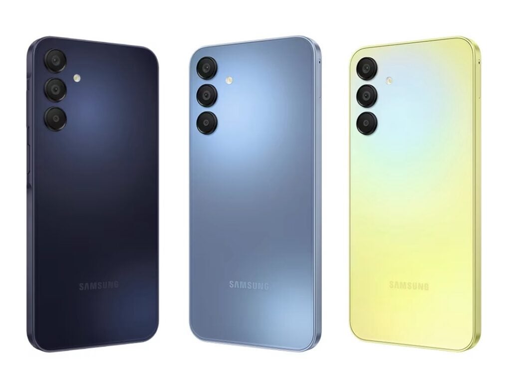 Farboptionen für das Samsung Galaxy A15
